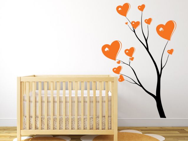 מדבקת קיר | עץ האהבה