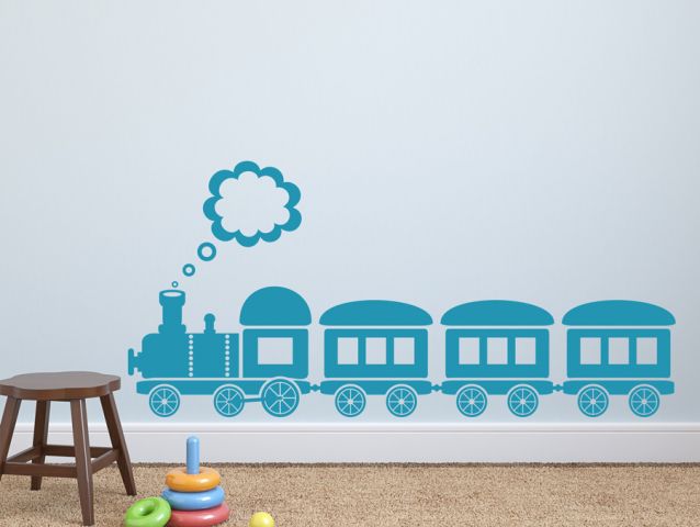 מדבקת קיר | רכבת צעצוע