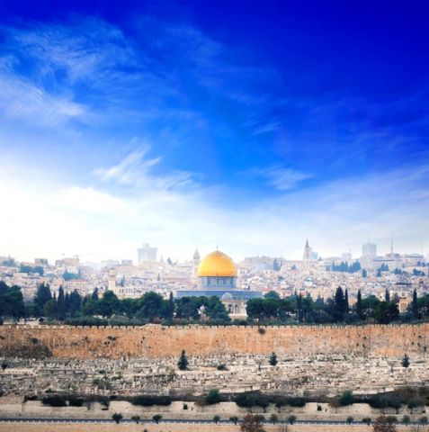 מדבקת טפט | נוף ירושלמי