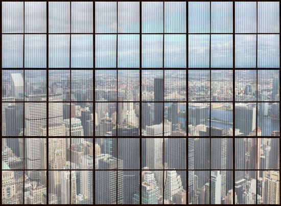 מדבקת טפט | ניו יורק דרך חלונות