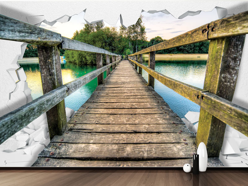 טפט | גשר עץ תלת מימדי