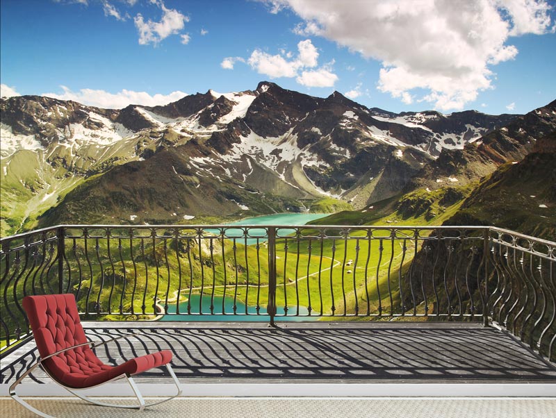 טפט | מרפסת עם נוף יפיפה להרים