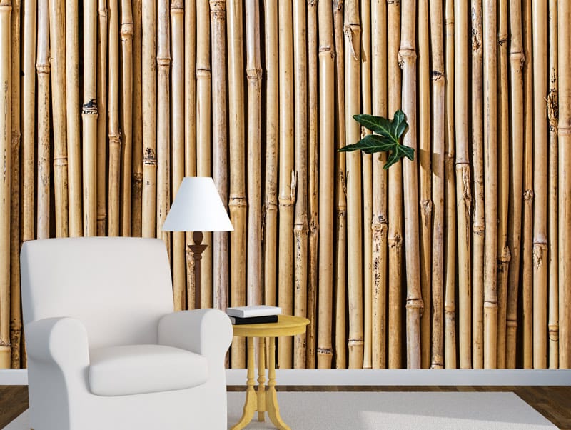 Бамбуковые стены купить. Бамбуковая стена. Отделка стен бамбуком. Полотно из бамбука. Отделка бамбуком интерьер.