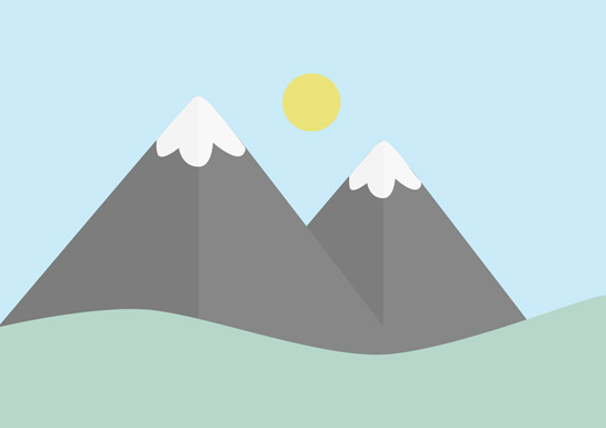 טפט - הרים עדינים מאויירים