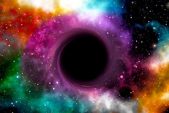 טפט - חור שחור בגלקסיה