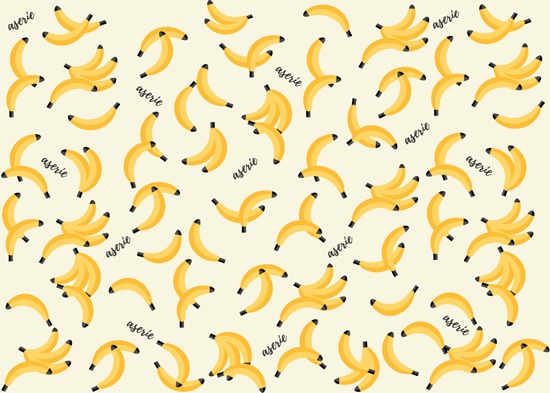טפט - בננות מפוזרות