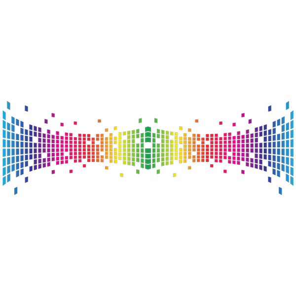 מדבקה – קשת פיקסלים
