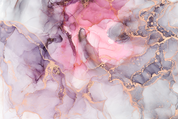 טפט – צורות שיש יוקרתי בצבע סגול ורוד