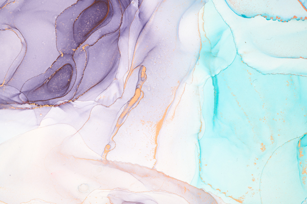 טפט – צורות שיש יוקרתי בצבע סגול ותכלת בוהק