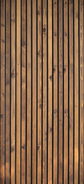 מדבקת טפט - דלת עמודות עץ
