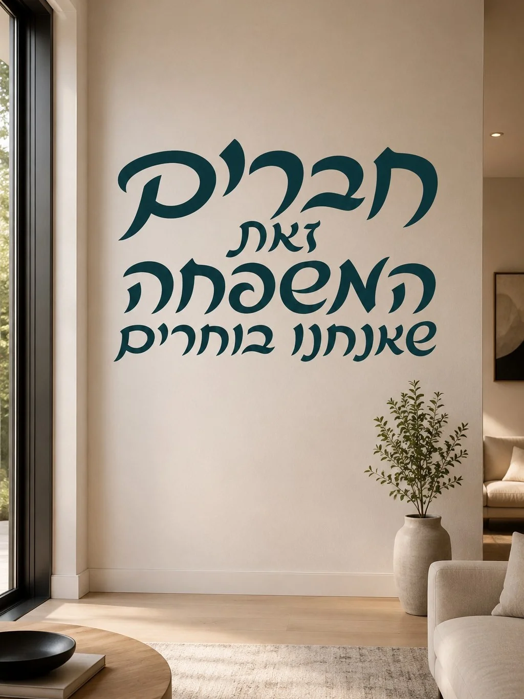 קליגרפיה עברית קלאסית בשחור ולבן