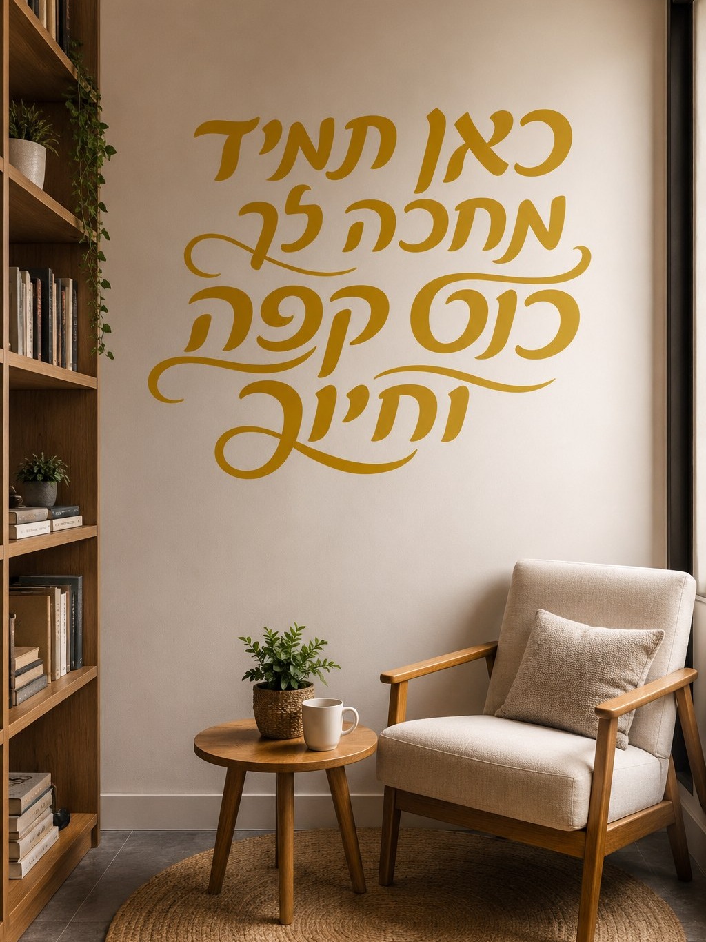 כוס קפה וחיוך שמחכים לך כאן