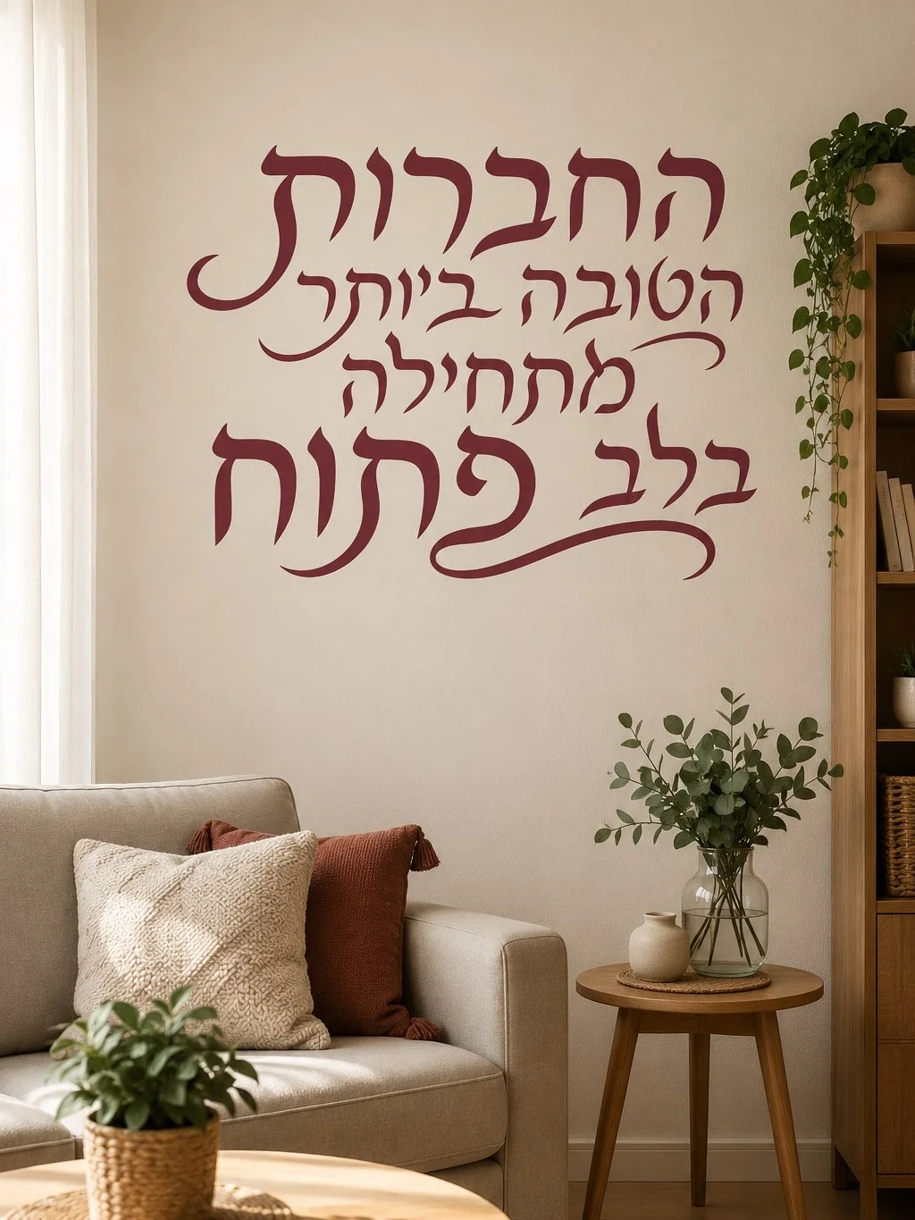 קליגרפיה עברית בעיצוב אומנותי