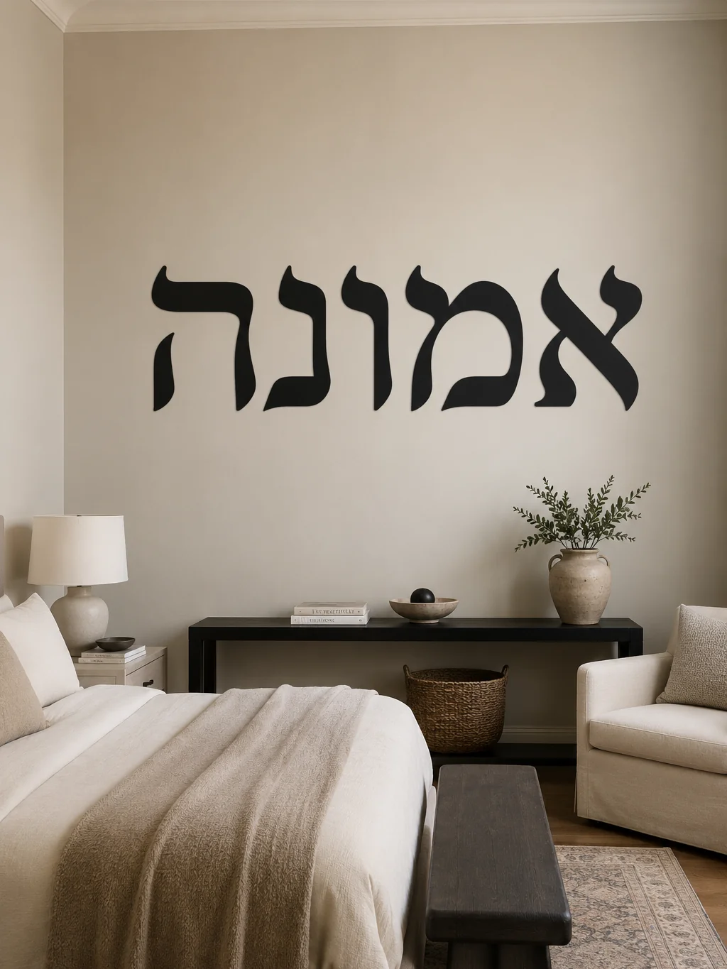 אותיות עבריות בשחור-לבן