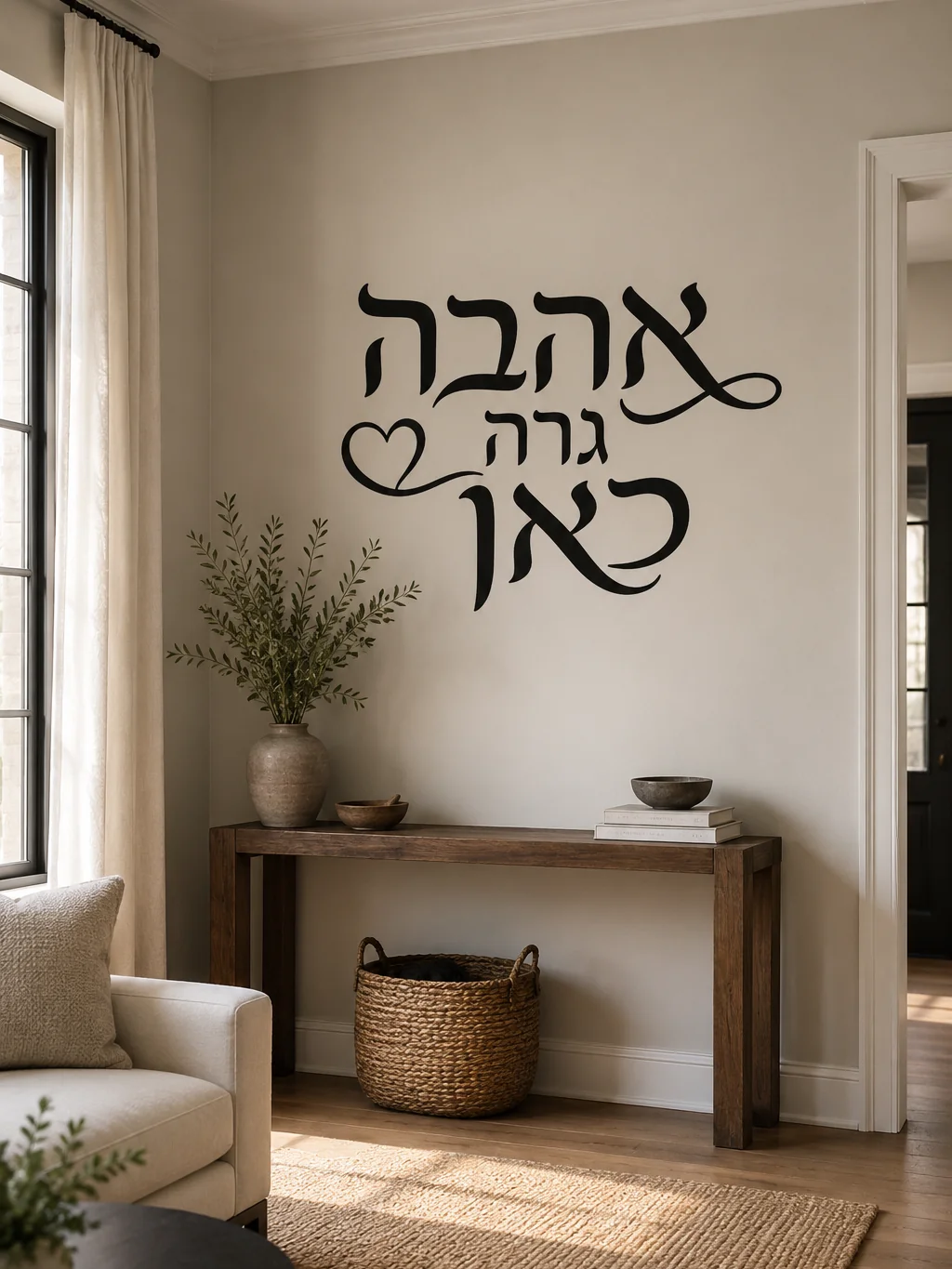 קליגרפיה עברית בלבבות
