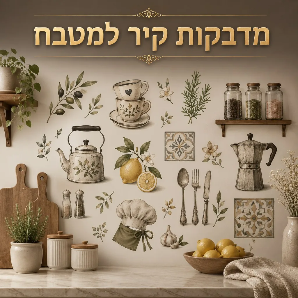 מדבקות קיר למטבח
