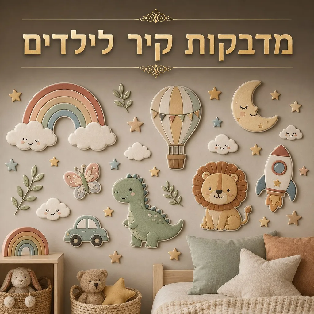 מדבקות קיר לילדים