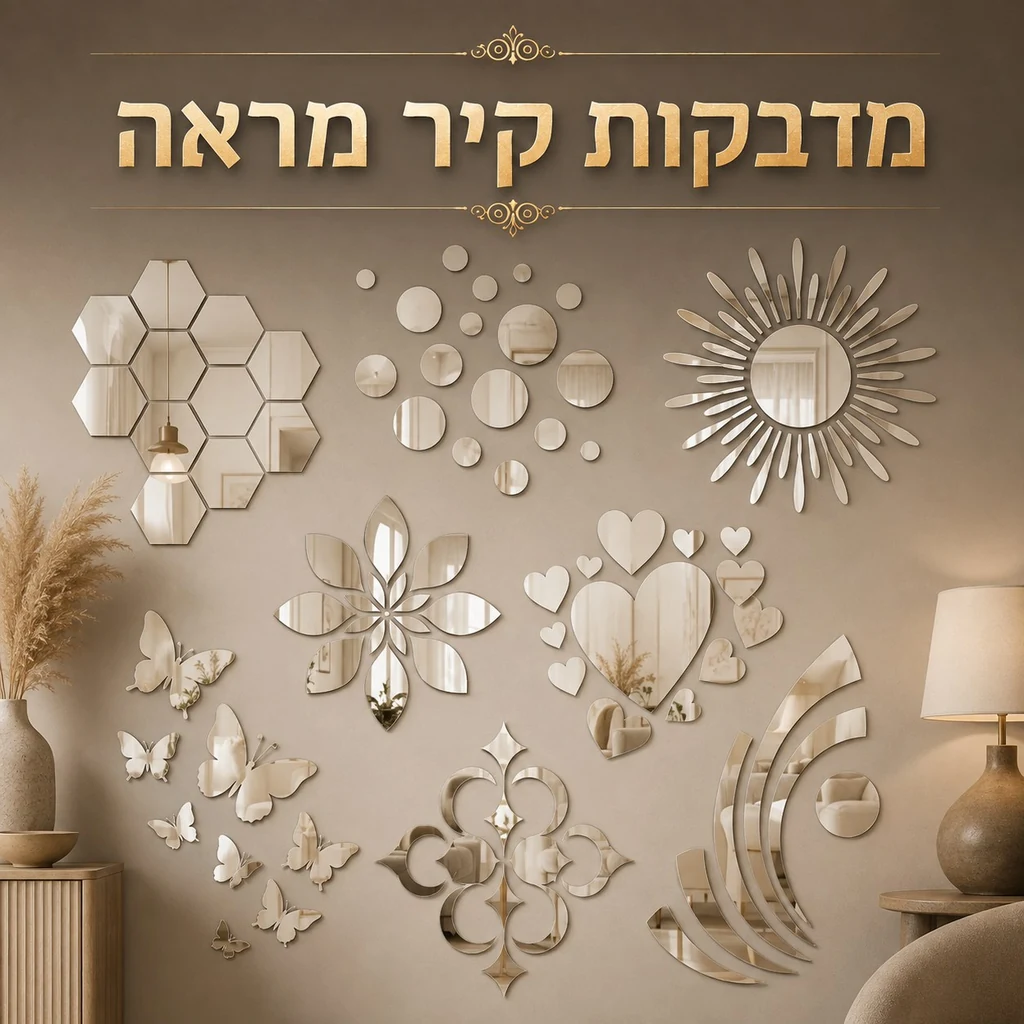 מדבקות קיר מראה