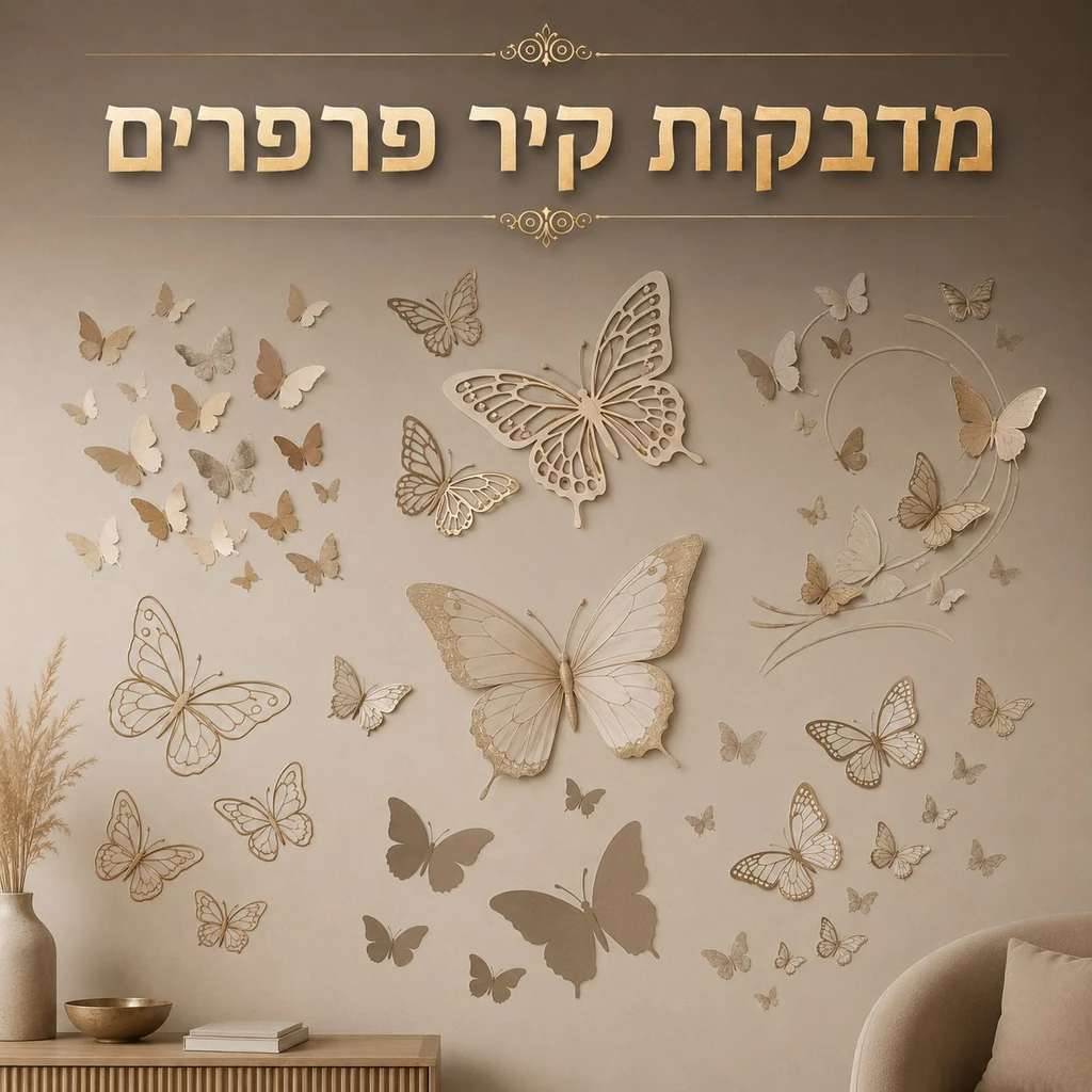 מדבקות קיר פרפרים