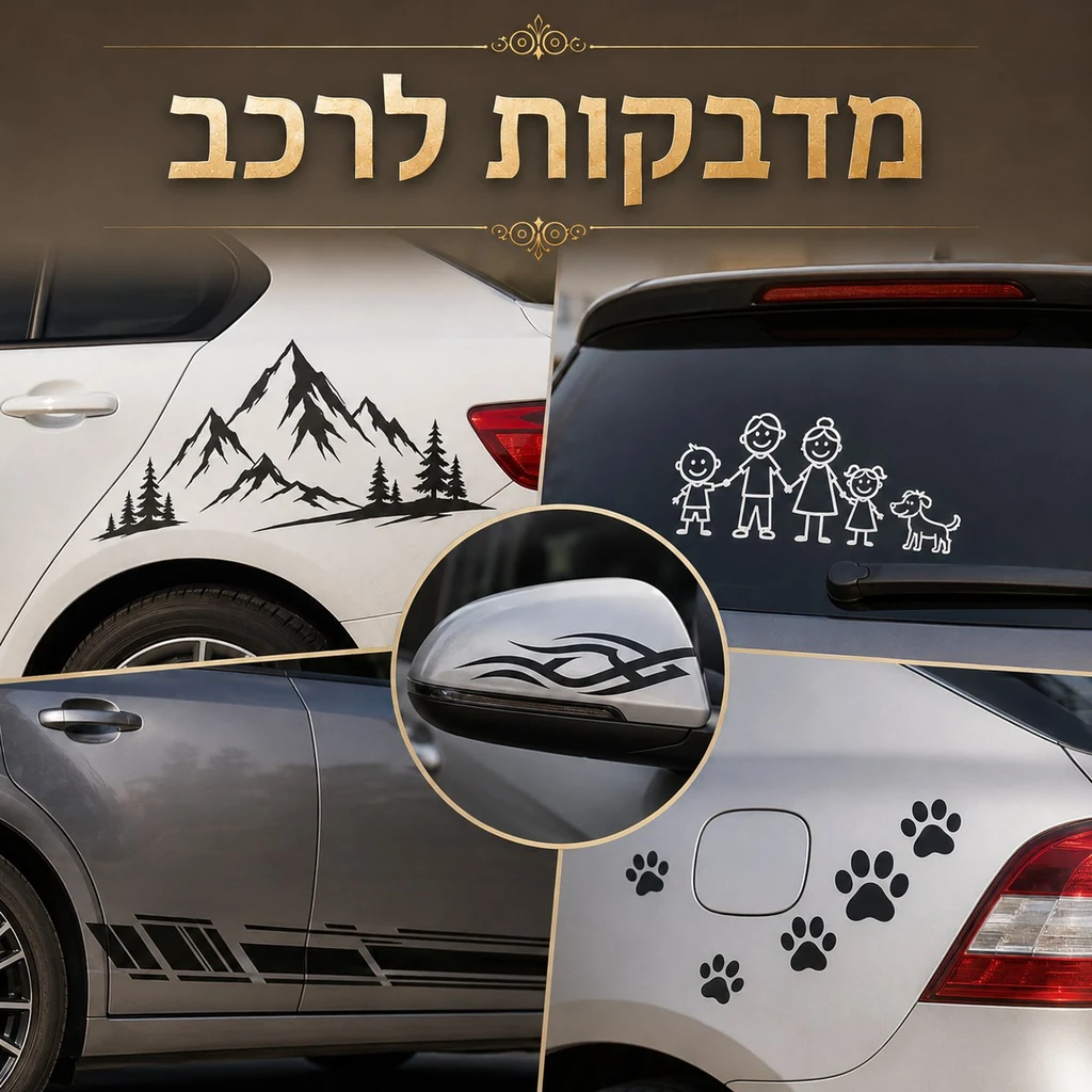 מדבקות לרכב