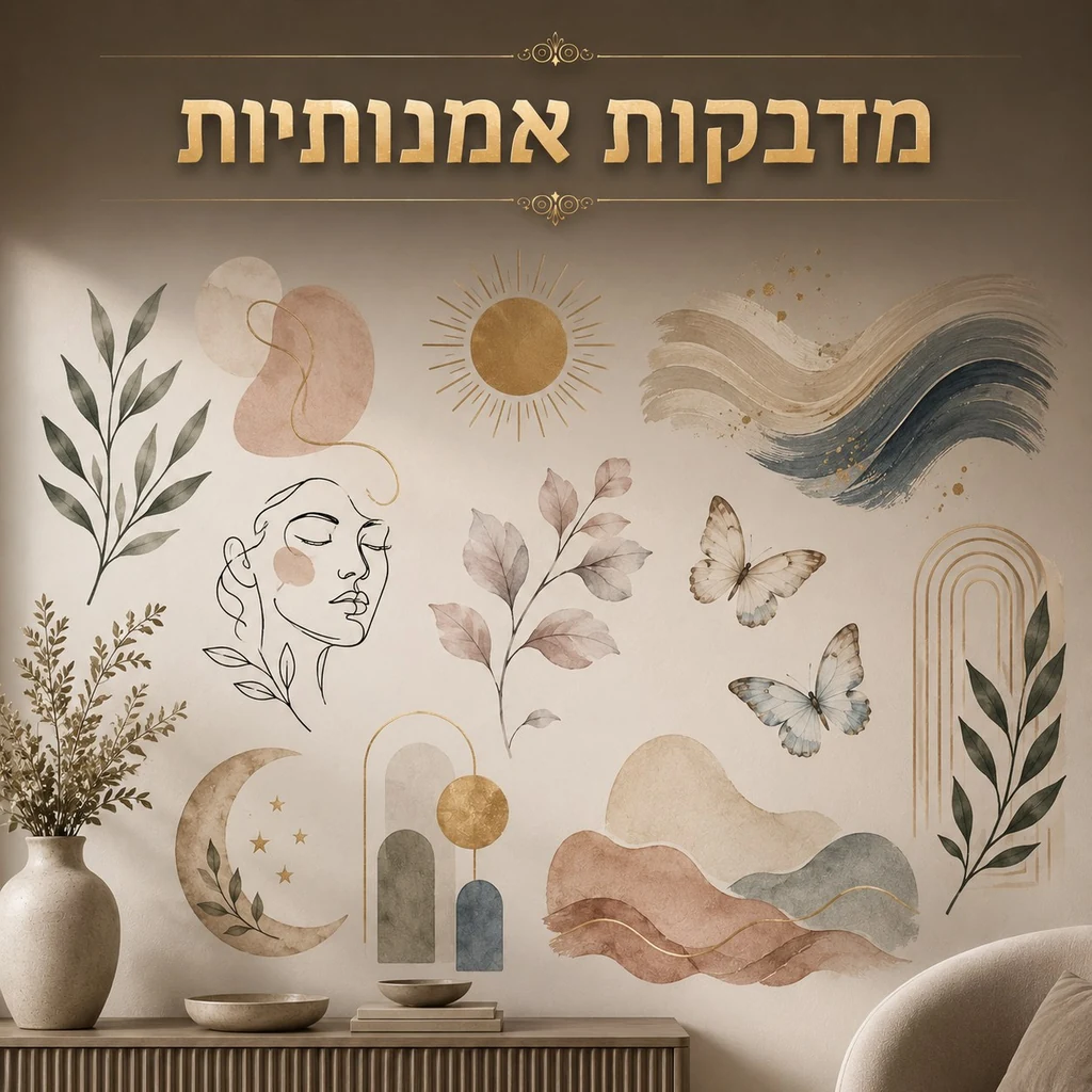 מדבקות אמנותיות