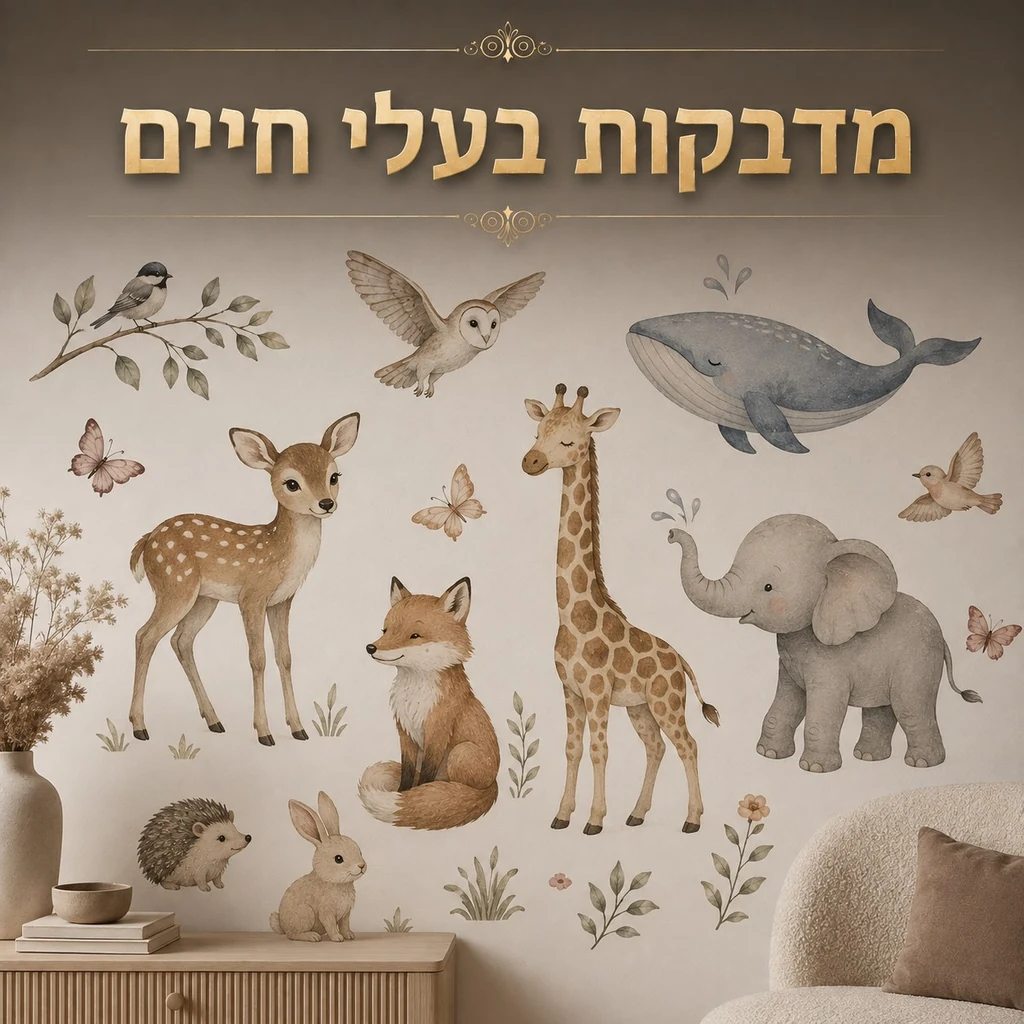 מדבקות בעלי חיים
