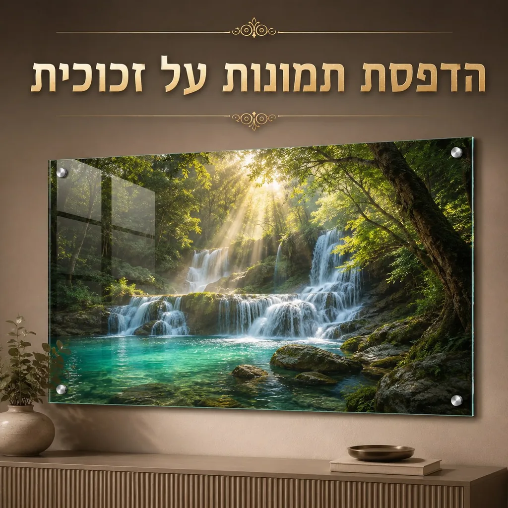 הדפסת תמונות על זכוכית