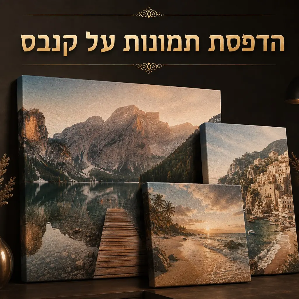 הדפסת תמונות על קנבס