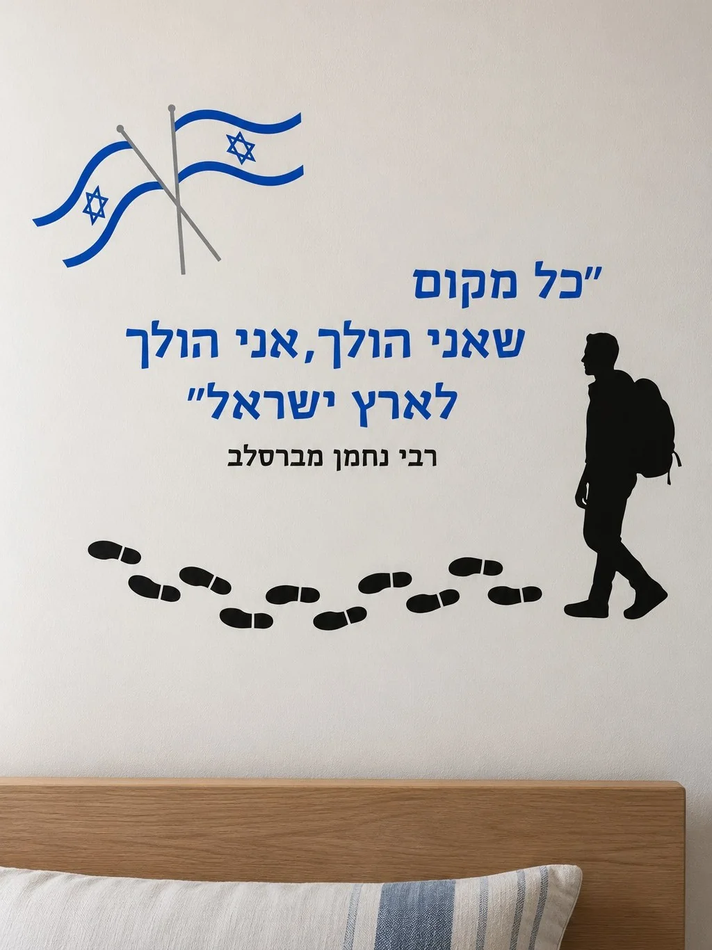 מדבקת דגלים ומטייל